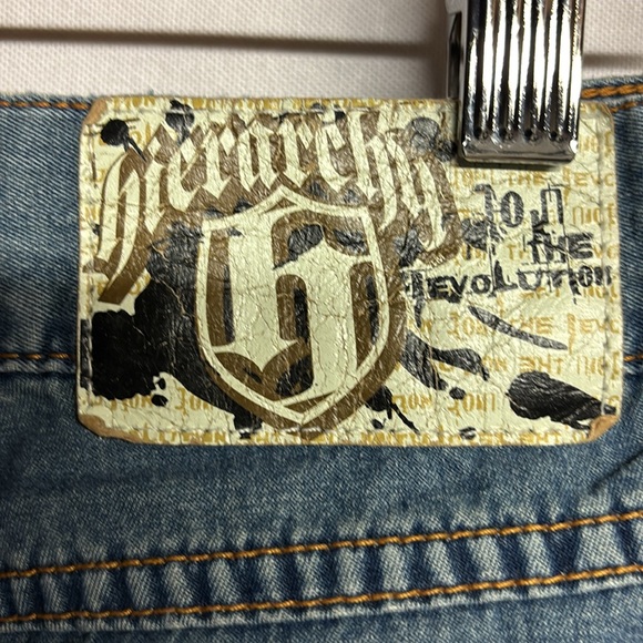 Vintage Heirarchy  Women’s Baggy Blue Jeans Size 32 - Picture 4 of 9